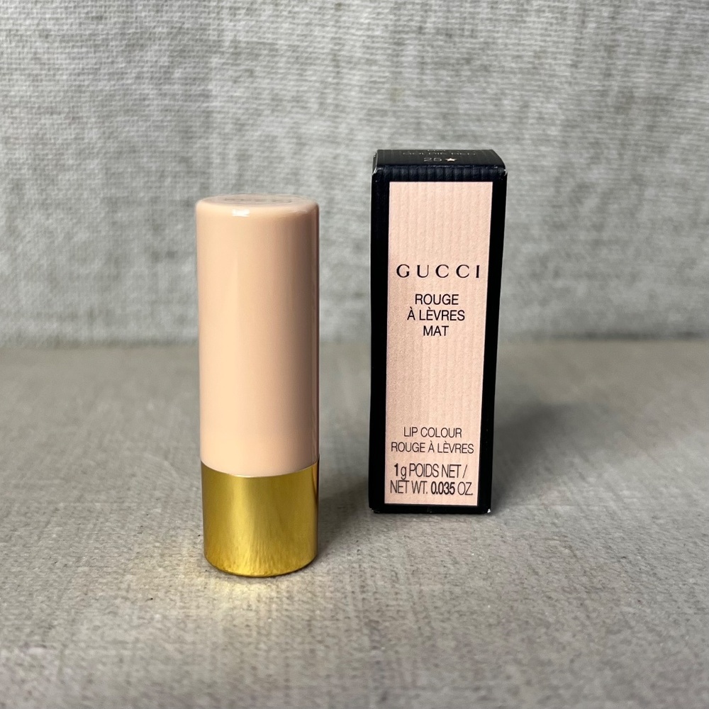 ❤️ GUCCI Matte Lipstick Goldie Red 25 mini - Picture 6 of 6